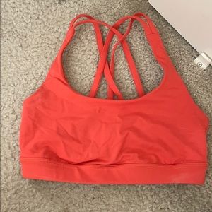 Lululemon energy bra size 4 brick color
